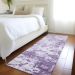 Addison Rugs Chantille Lavender 2'3" x 7'6" Runner Room Scene