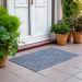 Addison Rugs Chantille Denim 1'8" x 2'6" Room Scene