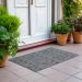 Addison Rugs Chantille Gray 1'8" x 2'6" Room Scene