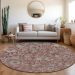 Addison Rugs Chantille Paprika 8'0" x 8'0" Round Room Scene