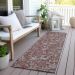 Addison Rugs Chantille Paprika 2'3" x 7'6" Runner Room Scene