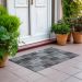 Addison Rugs Chantille Gray 1'8" x 2'6" Room Scene