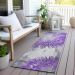 Addison Rugs Chantille Purple 2'3" x 7'6" Runner Room Scene