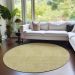 Addison Rugs Chantille Gold 8'0" x 8'0" Round Room Scene