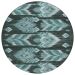 Addison Rugs Chantille Teal 8'0" x 8'0" Round Collection