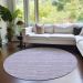 Addison Rugs Chantille Plum 8'0" x 8'0" Round Room Scene