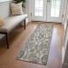 Addison Rugs Chantille Beige 2'3" x 7'6" Runner Room Scene