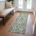 Addison Rugs Chantille Green 2'3" x 7'6" Runner Room Scene