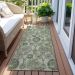 Addison Rugs Chantille Green 2'3" x 7'6" Runner Room Scene