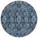Addison Rugs Chantille Navy 8'0" x 8'0" Round Collection