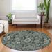 Addison Rugs Chantille Olive 8'0" x 8'0" Round Room Scene