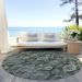 Addison Rugs Chantille Olive 8'0" x 8'0" Round Room Scene