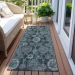 Addison Rugs Chantille Teal 2'3" x 7'6" Runner Room Scene