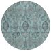 Addison Rugs Chantille Turquoise 8'0" x 8'0" Round Collection