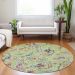 Addison Rugs Chantille Aloe 8'0" x 8'0" Round Room Scene