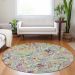 Addison Rugs Chantille Gray 8'0" x 8'0" Round Room Scene