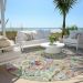 Addison Rugs Chantille Gray 8'0" x 8'0" Round Room Scene
