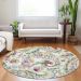 Addison Rugs Chantille Ivory 8'0" x 8'0" Round Room Scene