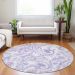 Addison Rugs Chantille Lavender 8'0" x 8'0" Round Room Scene