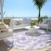 Addison Rugs Chantille Lavender 8'0" x 8'0" Round Room Scene