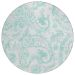 Addison Rugs Chantille Turquoise 8'0" x 8'0" Round Collection