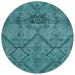 Addison Rugs Chantille Teal 8'0" x 8'0" Round Collection