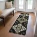 Addison Rugs Chantille Black 2'3" x 7'6" Runner Room Scene