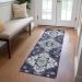 Addison Rugs Chantille Purple 2'3" x 7'6" Runner Room Scene