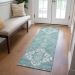 Addison Rugs Chantille Aqua 2'3" x 7'6" Runner Room Scene