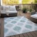 Addison Rugs Chantille Aqua 2'6" x 3'10" Room Scene