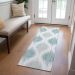 Addison Rugs Chantille Aqua 2'3" x 7'6" Runner Room Scene