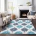 Addison Rugs Chantille Blue 2'6" x 3'10" Room Scene