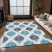 Addison Rugs Chantille Blue 2'6" x 3'10" Room Scene
