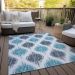 Addison Rugs Chantille Blue 2'6" x 3'10" Room Scene