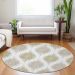 Addison Rugs Chantille Gold 8'0" x 8'0" Round Room Scene
