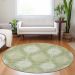 Addison Rugs Chantille Aloe 8'0" x 8'0" Round Room Scene