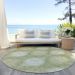 Addison Rugs Chantille Aloe 8'0" x 8'0" Round Room Scene