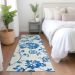 Addison Rugs Chantille White 2'3" x 7'6" Runner Room Scene