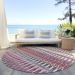 Addison Rugs Chantille Mauve 8'0" x 8'0" Round Room Scene
