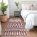 Addison Rugs Chantille Mauve 2'3" x 7'6" Runner Room Scene