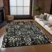 Addison Rugs Chantille Black 8'0" x 10'0" Room Scene