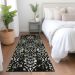 Addison Rugs Chantille Black 2'3" x 7'6" Runner Room Scene