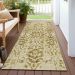 Addison Rugs Chantille Gold 2'3" x 7'6" Runner Room Scene