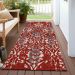 Addison Rugs Chantille Red 2'3" x 7'6" Runner Room Scene
