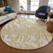 Addison Rugs Chantille Gold 8'0" x 8'0" Round Room Scene
