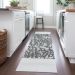 Addison Rugs Chantille Gray 2'3" x 7'6" Runner Room Scene