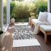 Addison Rugs Chantille Gray 2'3" x 7'6" Runner Room Scene
