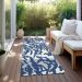 Addison Rugs Chantille Navy 2'3" x 7'6" Runner Room Scene