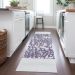 Addison Rugs Chantille Purple 2'3" x 7'6" Runner Room Scene
