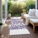Addison Rugs Chantille Purple 2'3" x 7'6" Runner Room Scene